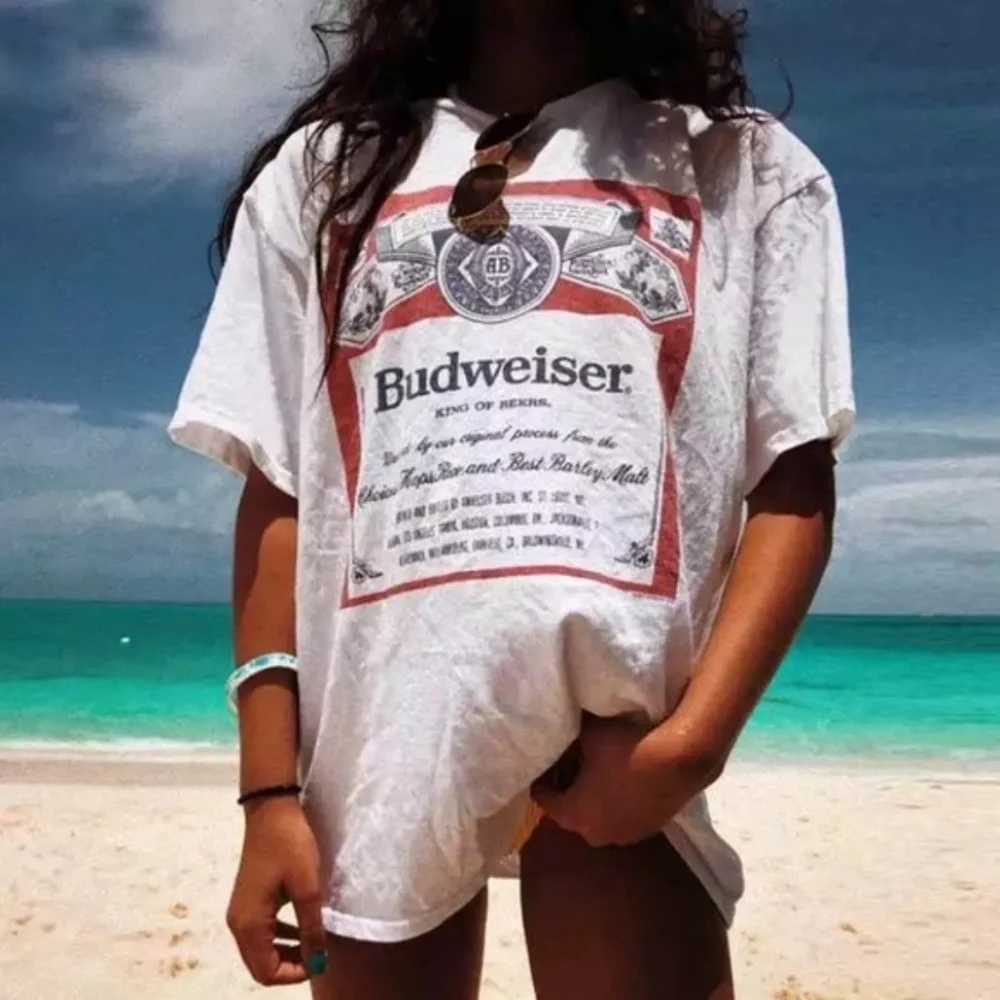 Budweiser Beer Ad 90’s Graphic Tee - Picture 4 of 9